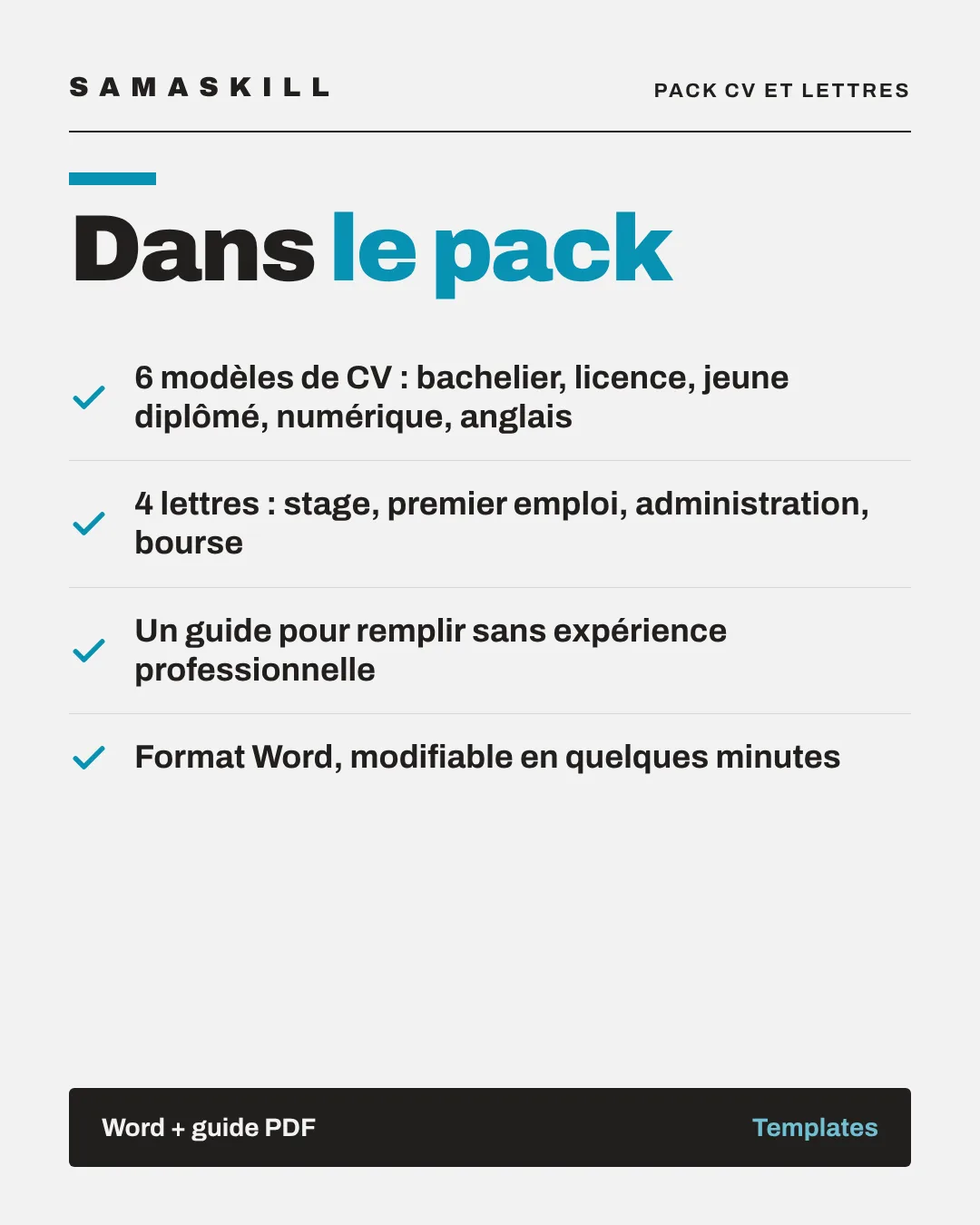 Pack CV et lettres, image 2