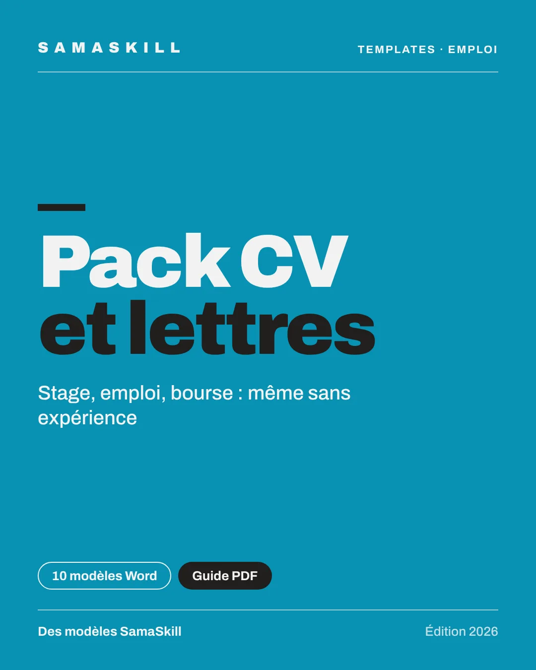 Pack CV et lettres